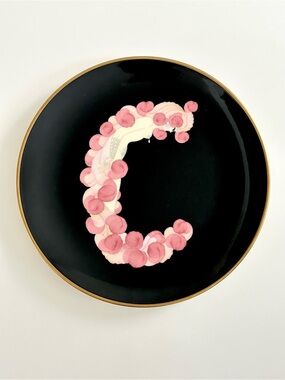 Erte The Alphabet C 9 inch Plate 1986